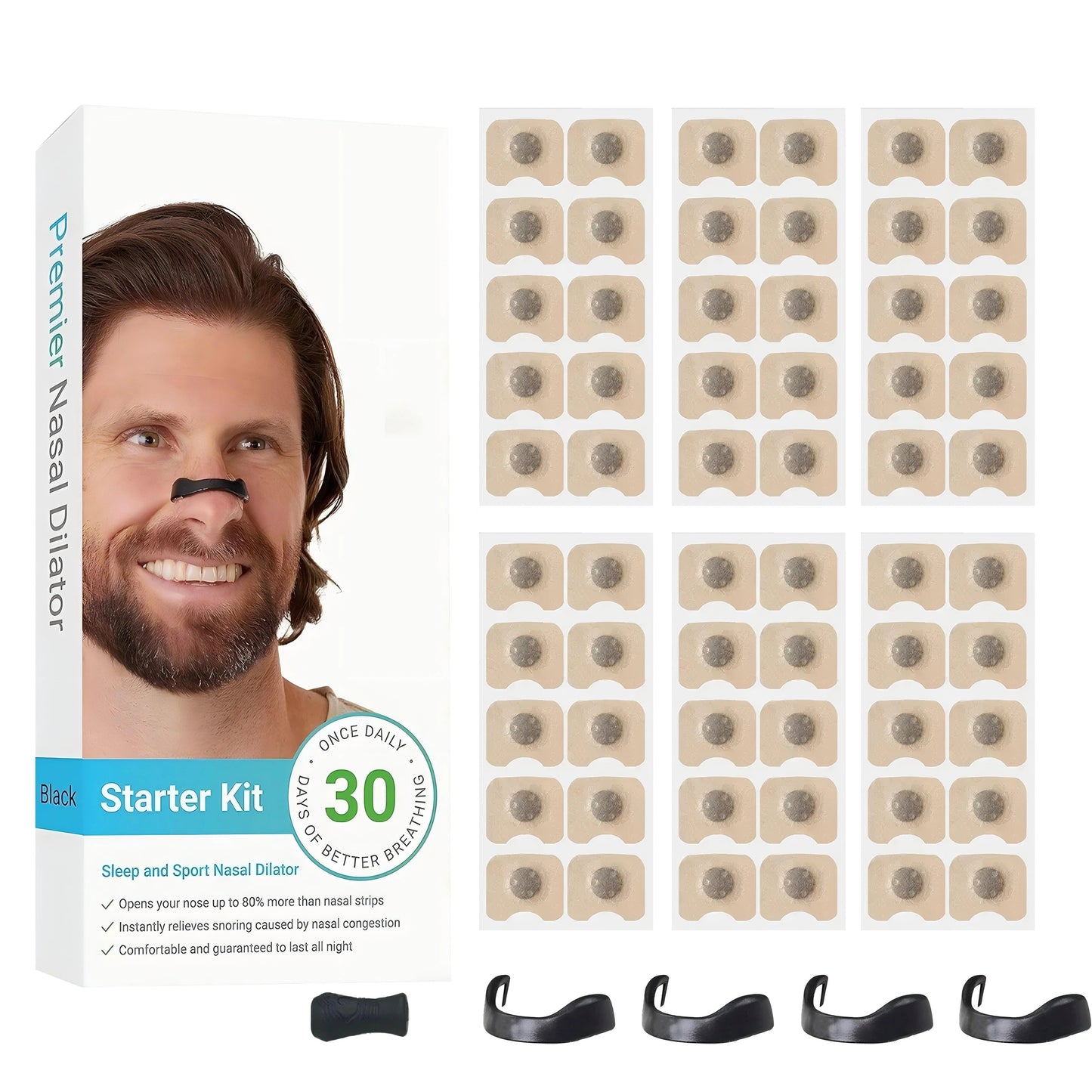 "Premium Breathing" - Nasal Strip (+30 Days Supply )
