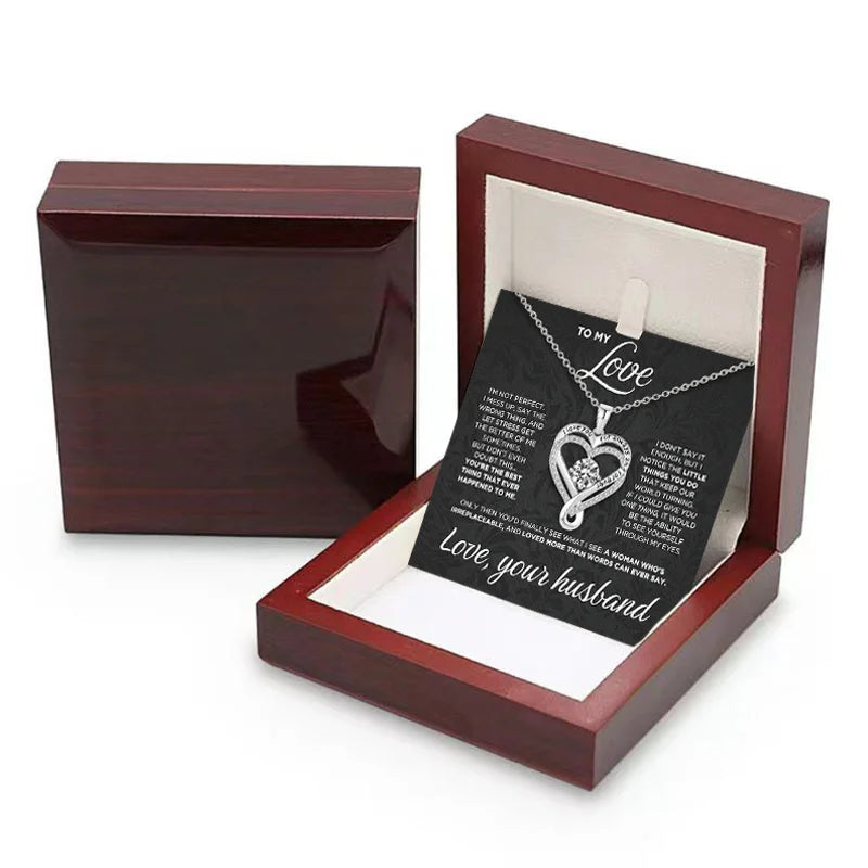 Eternal Heart Double Layered Necklace - Image 2